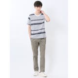 ポップコーンボーダー Vネック半袖Tシャツ | TAKA-Q MEN | 詳細画像17 