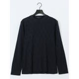 アーガイルジャガード クルーネック長袖Tシャツ | TAKA-Q MEN | 詳細画像25