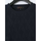 アーガイルジャガード クルーネック長袖Tシャツ | TAKA-Q MEN | 詳細画像26