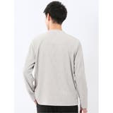 アーガイルジャガード クルーネック長袖Tシャツ | TAKA-Q MEN | 詳細画像3