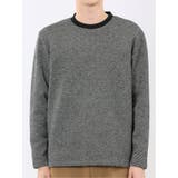 裏起毛ツイル クルーネック長袖Tシャツ | TAKA-Q MEN | 詳細画像16