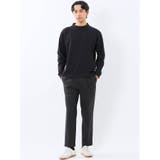 ウェーブジャガード モックネック長袖Tシャツ | TAKA-Q MEN | 詳細画像17 