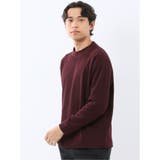 ウェーブジャガード モックネック長袖Tシャツ | TAKA-Q MEN | 詳細画像2 