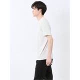 メッシュ かすれプリント クルーネック半袖Tシャツ | TAKA-Q MEN | 詳細画像14 