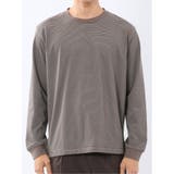マルチボーダー クルーネック長袖Tシャツ | TAKA-Q MEN | 詳細画像6 