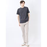 ハイストレッチ メランジ クルーネック半袖Tシャツ | TAKA-Q MEN | 詳細画像17 