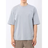 綿100% ロゴ刺繍 クルーネック半袖Tシャツ | TAKA-Q MEN | 詳細画像36 