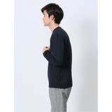 ストレッチ ダブルフェイス Vネックニットソー | TAKA-Q MEN | 詳細画像28 