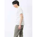 メッシュボーダー Vネック半袖Tシャツ | TAKA-Q MEN | 詳細画像2