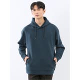 65ダークグリーン | ストレッチ ソフトダンボール 長袖プルパーカー | TAKA-Q MEN