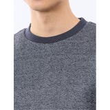 裏起毛ヘリンボン クルーネック長袖Tシャツ | TAKA-Q MEN | 詳細画像9 