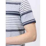 ポップコーンボーダー クルーネック半袖Tシャツ | TAKA-Q MEN | 詳細画像20 