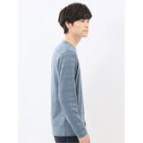 リンクスボーダージャガード クルーネック長袖Tシャツ | TAKA-Q MEN | 詳細画像31 