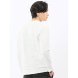 リンクスボーダージャガード クルーネック長袖Tシャツ | TAKA-Q MEN | 詳細画像4 