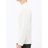 リンクスボーダージャガード クルーネック長袖Tシャツ | TAKA-Q MEN | 詳細画像7 