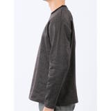裏起毛ツイル クルーネック長袖Tシャツ | TAKA-Q MEN | 詳細画像7