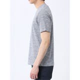 メッシュ かすれプリント Vネック半袖Tシャツ | TAKA-Q MEN | 詳細画像17 