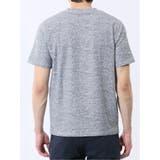 メッシュ かすれプリント Vネック半袖Tシャツ | TAKA-Q MEN | 詳細画像18 