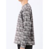 裏起毛チェック クルーネック長袖Tシャツ | TAKA-Q MEN | 詳細画像17