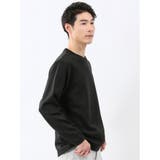 ジオメトリックジャガード クルーネック長袖Tシャツ | TAKA-Q MEN | 詳細画像17 