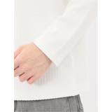 千鳥ジャガード クルーネック長袖Tシャツ | TAKA-Q MEN | 詳細画像10 