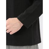 千鳥ジャガード クルーネック長袖Tシャツ | TAKA-Q MEN | 詳細画像19 