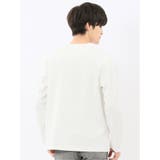 千鳥ジャガード クルーネック長袖Tシャツ | TAKA-Q MEN | 詳細画像3 
