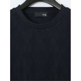 アーガイルジャガード クルーネック長袖Tシャツ | TAKA-Q MEN | 詳細画像13