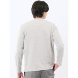 アーガイルジャガード クルーネック長袖Tシャツ | TAKA-Q MEN | 詳細画像17