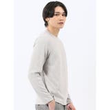 アーガイルジャガード クルーネック長袖Tシャツ | TAKA-Q MEN | 詳細画像18