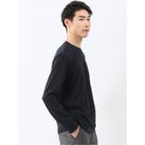 アーガイルジャガード クルーネック長袖Tシャツ | TAKA-Q MEN | 詳細画像4