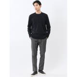 アーガイルジャガード クルーネック長袖Tシャツ | TAKA-Q MEN | 詳細画像5