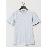 プレーティングジャガード Vネック半袖Tシャツ | TAKA-Q MEN | 詳細画像11 