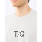 綿100% ロゴプリント クルーネック半袖Tシャツ | TAKA-Q MEN | 詳細画像10