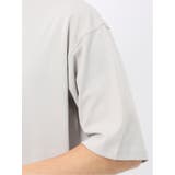 綿100% ロゴプリント クルーネック半袖Tシャツ | TAKA-Q MEN | 詳細画像11