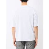 綿100% ロゴプリント クルーネック半袖Tシャツ | TAKA-Q MEN | 詳細画像19