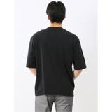 綿100% ロゴプリント クルーネック半袖Tシャツ | TAKA-Q MEN | 詳細画像24
