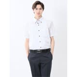 01白 | Biz アルティマ ボタンダウン半袖 ビズシャツ | TAKA-Q MEN