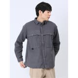 04グレー | 【WEB限定】ジェリー/GERRY レトロフリース シャツアウター | TAKA-Q MEN