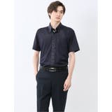75紺 | Biz クールパス ボタンダウン半袖 ビズシャツ | TAKA-Q MEN