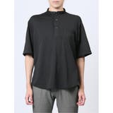 Biz クールパス バンドカラー半袖 ビズポロ | TAKA-Q MEN | 詳細画像15 