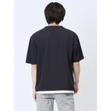 リップル レイヤード風 クルーネック半袖Tシャツ | TAKA-Q MEN | 詳細画像29 