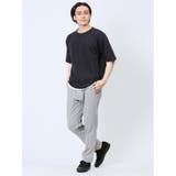 リップル レイヤード風 クルーネック半袖Tシャツ | TAKA-Q MEN | 詳細画像36 