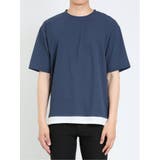 kaule 裾フェイクレイヤード クルーネック半袖Ｔシャツ | TAKA-Q MEN | 詳細画像51 