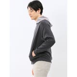 KAITEKI+ ストレッチ ダンボール 配色 プルパーカー | TAKA-Q MEN | 詳細画像2 