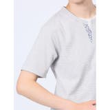 メランジジャージー フェイクキーネック半袖Tシャツ | TAKA-Q MEN | 詳細画像10
