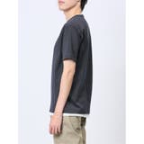 メランジジャージー フェイクキーネック半袖Tシャツ | TAKA-Q MEN | 詳細画像26