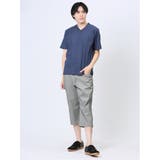 リンクスジャガード Vネック半袖Tシャツ | TAKA-Q MEN | 詳細画像24