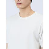 ふくれチェック クルーネック半袖Ｔシャツ | TAKA-Q MEN | 詳細画像8 