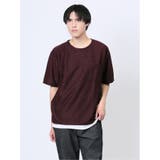15ワイン | クルーネック半袖Tシャツ&タンクトップ アンサンブル | TAKA-Q MEN